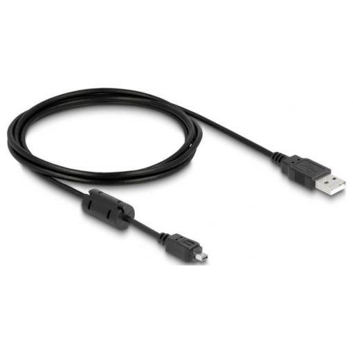 Delock USB kabel USB Mini-B zástrčka, USB-A zástrčka 1.50 m vícebarevná 82208
