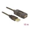 Delock USB kabel USB 2.0 USB-A zástrčka, USB-A zásuvka 15.00 m vícebarevná 82689