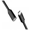 LogiLink Kabel USB-C USB 2.0 USB-C ® zástrčka, USB-C ® zásuvka 1.00 m černá CU0210