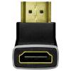 LogiLink AH0005A HDMI adaptér [1x HDMI zásuvka - 1x HDMI zástrčka] černošedá