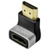 LogiLink AH0005A HDMI adaptér [1x HDMI zásuvka - 1x HDMI zástrčka] černošedá