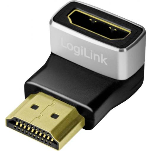 LogiLink AH0005A HDMI adaptér [1x HDMI zásuvka - 1x HDMI zástrčka] černošedá