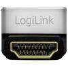 LogiLink AH0007A HDMI adaptér [1x HDMI zásuvka - 1x HDMI zástrčka] černošedá