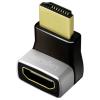 LogiLink AH0007A HDMI adaptér [1x HDMI zásuvka - 1x HDMI zástrčka] černošedá