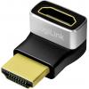 LogiLink AH0007A HDMI adaptér [1x HDMI zásuvka - 1x HDMI zástrčka] černošedá