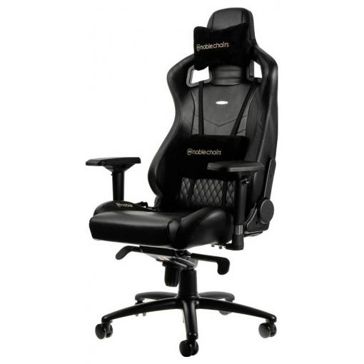 Noblechairs noblechairs EPIC Echtleder Gaming Stuhl - schwarz herní židle černá