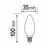 OSRAM HOMELIGHTING 4058075592551 LED Energetická třída (EEK2021) D (A - G) E14 svíčkový tvar 5.5 W = 60 W teplá bílá (Ø x d) 35 mm x 100 mm 3 ks