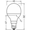 OSRAM HOMELIGHTING 4058075090507 LED Energetická třída (EEK2021) F (A - G) E14 klasická žárovka 4.9 W = 40 W teplá bílá (Ø x d) 45 mm x 82 mm 3 ks