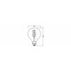 OSRAM HOMELIGHTING 4099854090806 LED Energetická třída (EEK2021) F (A - G) E27 kulatý tvar 4.8 W = 37 W teplá bílá (Ø x d) 80 mm x 120 mm 1 ks