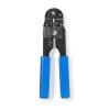 Krimpovací Kleště | CAT5 / CAT5e / CAT6 / CAT6a / RJ45 | Kleště / Odizolování / Řezání | ABS / Ocel | Modrá