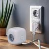 Solight 3z + USB A+C prodlužovací přívod - kostka, kabel 2m, 3 x 1mm2, bílý, vypínač   PP145C