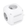 Solight 3z + USB A+C prodlužovací přívod - kostka, kabel 2m, 3 x 1mm2, bílý, vypínač   PP145C