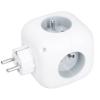 Solight rozbočka kostka, 3x 16A + USB A+C, bílá, vypínač  P110C