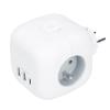Solight rozbočka kostka, 3x 16A + USB A+C, bílá, vypínač  P110C