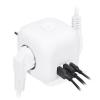 Solight rozbočka kostka, 3x 16A + USB A+C, bílá, vypínač  P110C