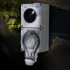Solight zásuvka IP66 s vypínačem, vodotěsná a prachotěsná  5B351
