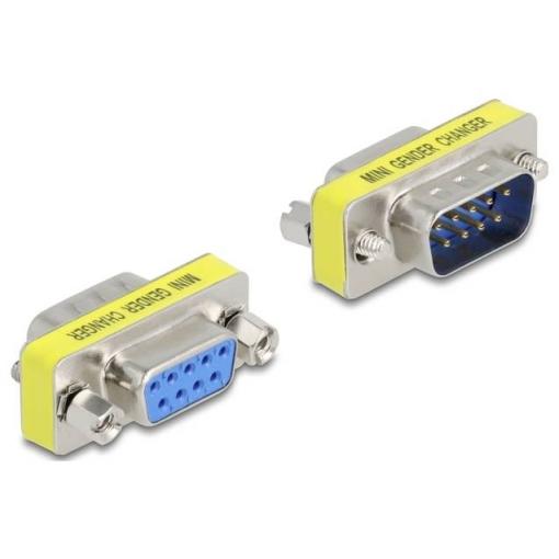 Delock 65249 65249 D-SUB adaptér 180 ° D-SUB-9 , zásuvka, zástrčka 1 ks