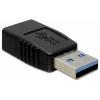Delock USB 2.0 adaptér [1x USB 2.0 zástrčka A - 1x USB 2.0 zásuvka A] 65174 0 mm