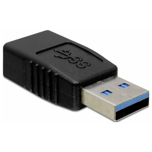 Delock USB 2.0 adaptér [1x USB 2.0 zástrčka A - 1x USB 2.0 zásuvka A] 65174 0 mm