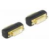Delock 65225 DVI adaptér [1x DVI zásuvka 24+5pólová - 1x DVI zásuvka 24+5pólová] vícebarevná 0 mm