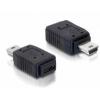 Delock USB 2.0 adaptér [1x Mini USB 2.0 - 1x micro USB zásuvka ] 65155 0 mm