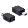 Delock USB 2.0 adaptér [1x Mini USB 2.0 - 1x micro USB zásuvka ] 65155 0 mm