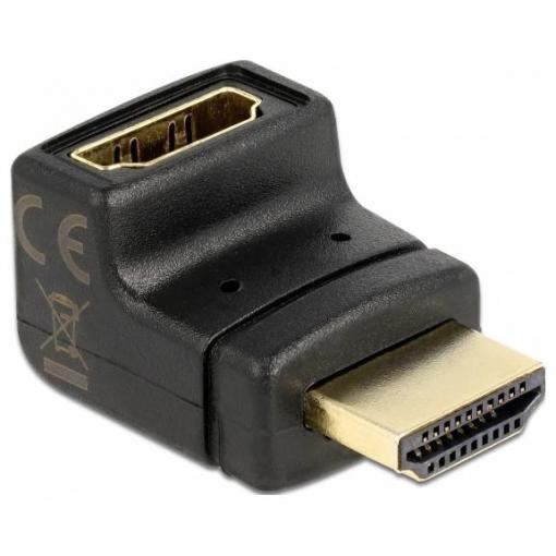 Delock 65072 HDMI adaptér [1x HDMI zástrčka - 1x HDMI zásuvka] vícebarevná 0 mm