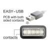 Delock USB kabel USB 2.0 USB-A zástrčka, USB Micro-B zástrčka 1.00 m černá pozlacené kontakty 83846