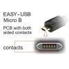 Delock USB kabel USB 2.0 USB-A zástrčka, USB Micro-B zástrčka 1.00 m černá pozlacené kontakty 83846