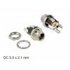 Delock 89910 nízkonapěťový konektor zásuvka, vestavná 5.5 mm 2.1 mm 1 ks