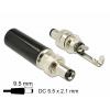 Delock 89913 nízkonapěťový konektor zástrčka, vestavná 5.5 mm 2.1 mm 1 ks