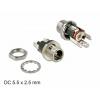Delock 89911 nízkonapěťový konektor zásuvka, vestavná 5.5 mm 2.5 mm 1 ks