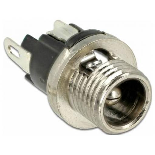 Delock 89911 nízkonapěťový konektor zásuvka, vestavná 5.5 mm 2.5 mm 1 ks