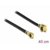 Delock pro Wi-Fi antény kabel [1x IPEX zástrčka - 1x IPEX zástrčka] 40 cm černá