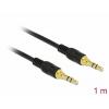 Delock 85547 jack audio propojovací kabel [1x jack zástrčka 3,5 mm - 1x jack zástrčka 3,5 mm] 1 m černá