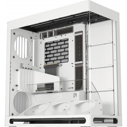 HAVN HAVN HS 420 VGPU PC-Gehäuse, Midi-Tower, E-ATX, Tempered Glass, PCIe 5.0 Riser midi tower herní pouzdro, pouzdro, PC skříň bílá