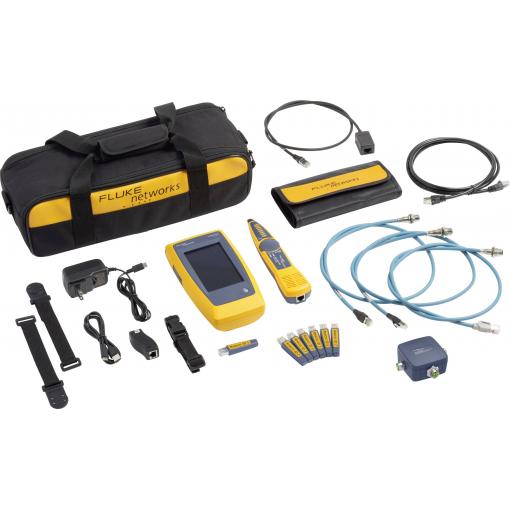 Fluke Networks LIQ-DUO-IE-KIT-H6-EU Tester kabelů, sítí a WiFi průmyslového ethernetového připojení Vhodný pro (Specifikace sítě (CAT)): CAT 4, CAT 5, CAT 5e,