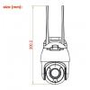 6MPx WIFI AI PTZ autotracking ONVIF TUYA IP kamera | HICO IV11M60