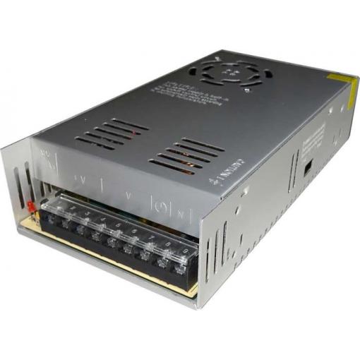 Průmyslový spínaný zdroj S-600-24, 24 V / 600 W, s ventilátorem
