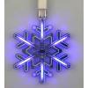 Sněhová vločka LED stavebnice, USB, stmívatelná