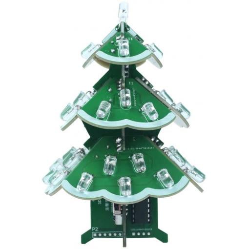 Vánoční stromeček LED RGB stavebnice, USB 5 V, s dálkovým ovládáním