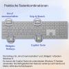 Microsoft MS Srfc Keyboard Bluetooth gray DE COMM klávesnice k tabletu Vhodné pro značku (tablet): Microsoft Android™, Apple iOS®, Windows®