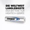 Energizer Ultimate FR03 mikrotužková baterie AAA lithiová 1250 mAh 1.5 V 20 ks