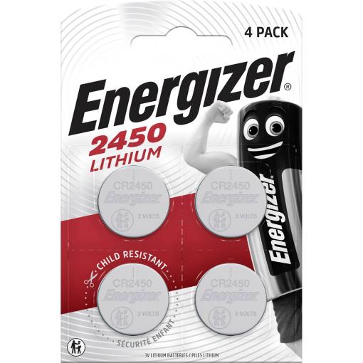 Energizer knoflíkový článek CR 2450 3 V 4 ks 620 mAh lithiová