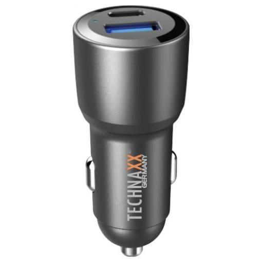 Technaxx Nabíječka Technaxx Dual do vozidla TX-306 60 W Proudová zatížitelnost (max.)=3 A 12/24 V