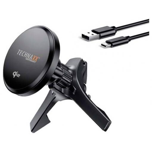 Technaxx bezdrátová indukční nabíječka 15 W TX-323 5260 Výstup Qi standard černá