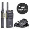 MAAS Elektronik Team-Set PT-375 KEP-360-K 150114 PMR radiostanice sada 10 ks