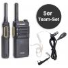 MAAS Elektronik Team-Set PT-375 KEP-24-VK 150113 PMR radiostanice sada 10 ks