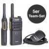 MAAS Elektronik Team-Set PT-375 KEP-360-K 150112 PMR radiostanice sada 5 ks