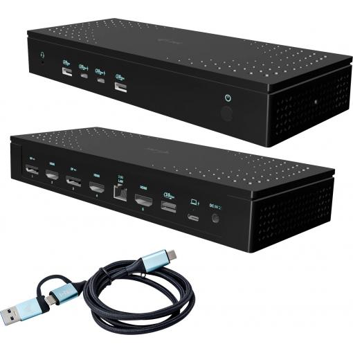 i-tec USB-C® dokovací stanice CA5MONITORDOCKPD Vhodné pro značky (dokovací stanice pro notebook): univerzální, Apple